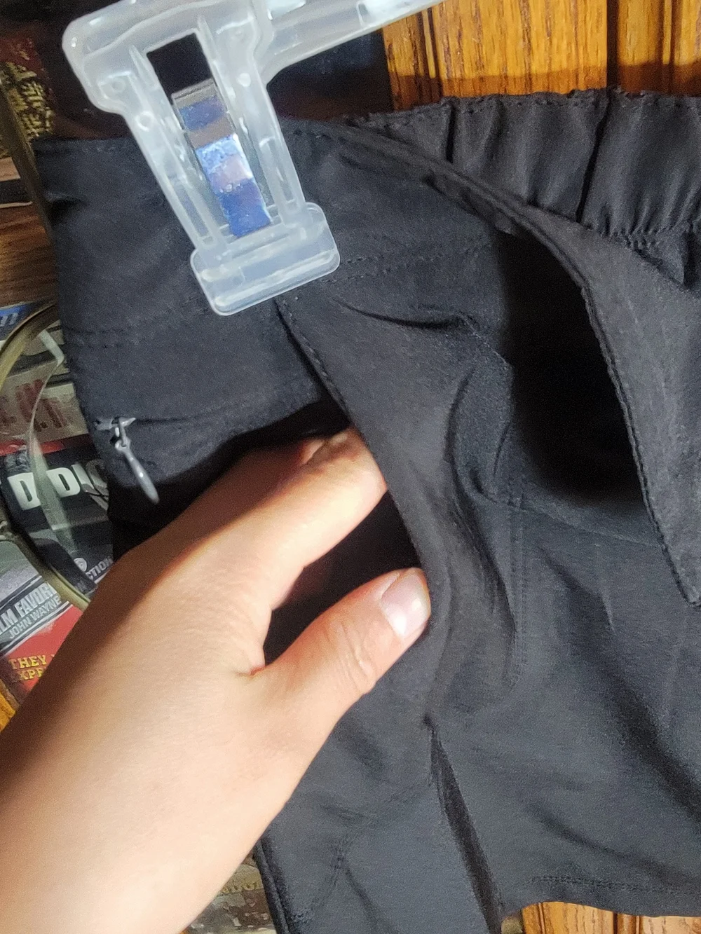 White Sierra Black Active Skort with Side Pockets Size Small